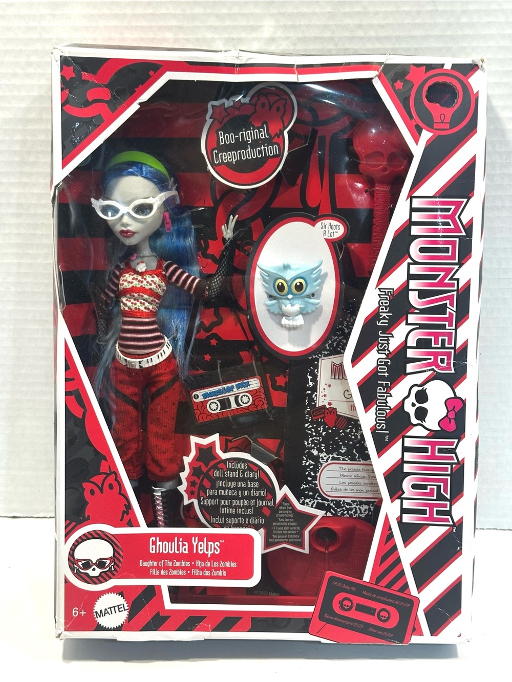 Monster High Booriginal Creeproduction Ghoulia Yelps Collectible Doll